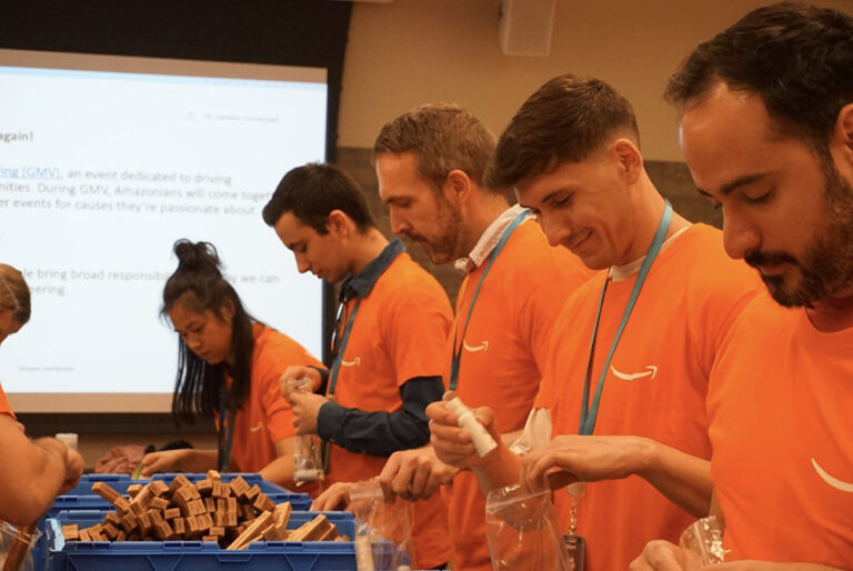 Amazon Employees Across Europe and the UK Built 32,300 Hygiene Kits for World Refugee Day