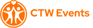 Logo graphic for CTW Events (horizontal Format)
