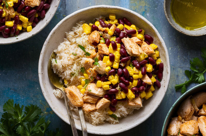 Southwest Chicken and Rice Bowl