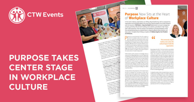 CTW Events Featured in HQ Magazine: Purpose Takes Center Stage in Workplace Culture
