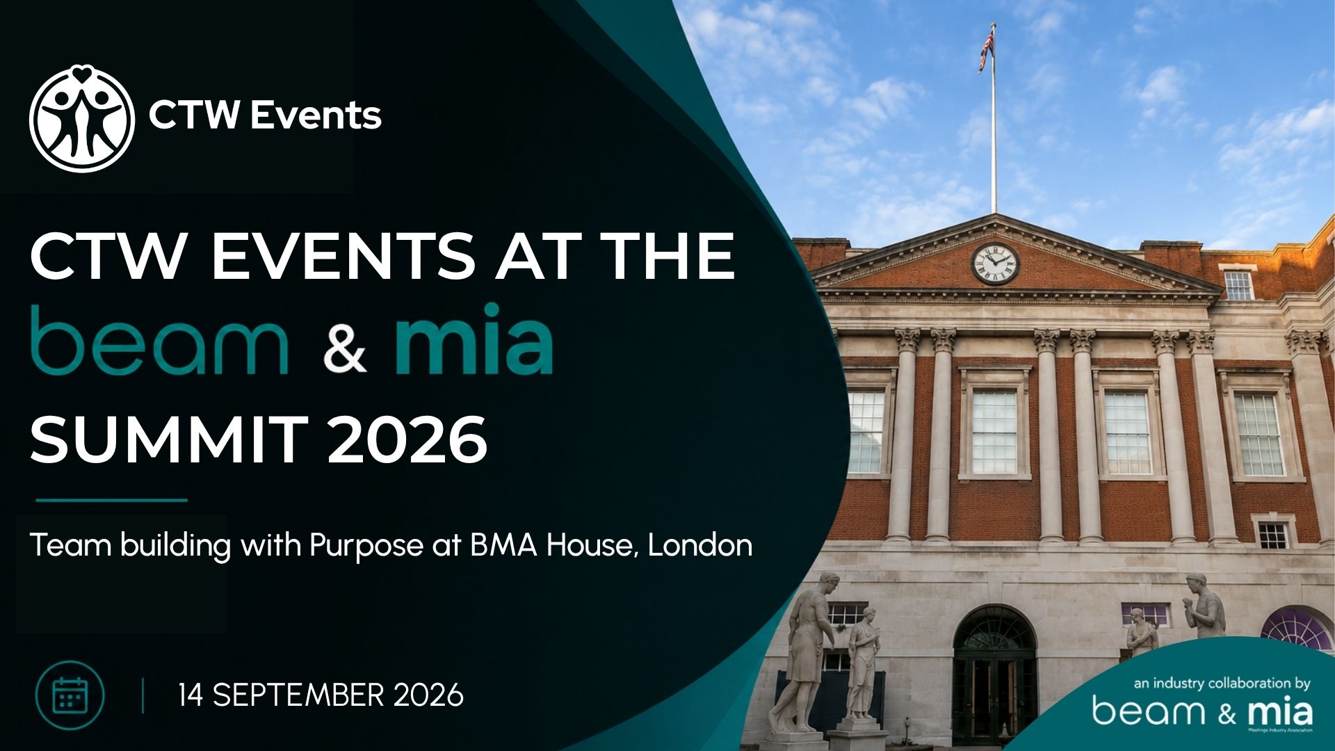 CTW Events at the beam & mia ESG Summit 2026 at BMA House London