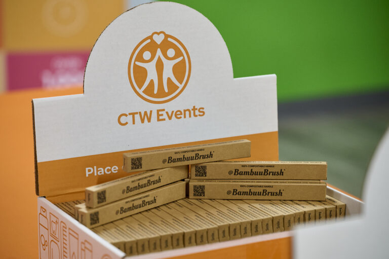 CTW Events and @BambuuBrush bamboo toothbrushes, an example of better supply chain decisions
