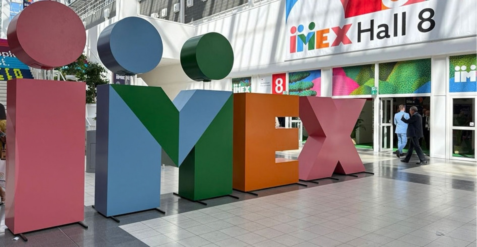 IMEX Frankfurt 2026 signage at the exhibition venue