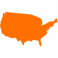 US Regions Maps – ORANGE Continental US